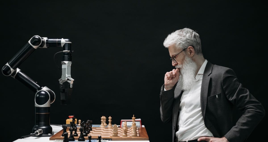 Neuronová síť s umělou inteligencí překrytá na grafu obchodování na akciovém trhu